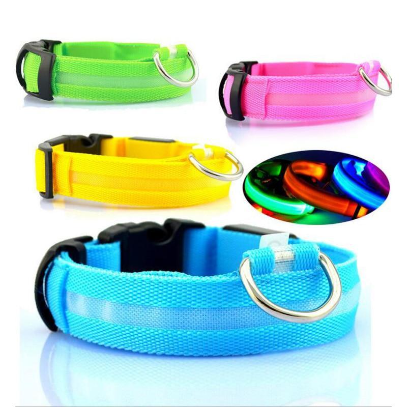 LED Dog Safety Collar β Night Glow